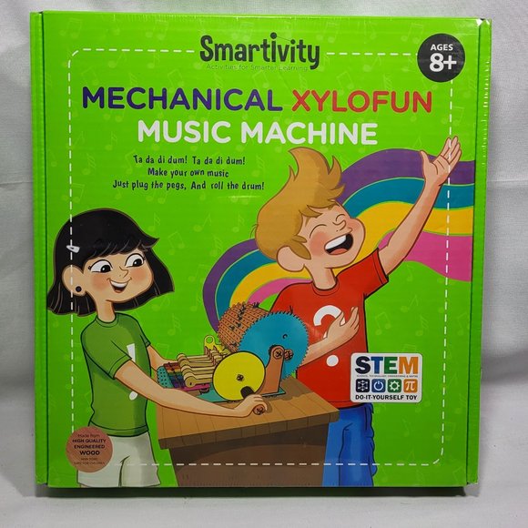 Smartivity Mechanical Xylofun Music Machine STEM Wood Do-It-Yourself Kids Toy - Picture 1 of 3